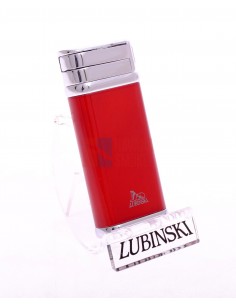 Зажигалка Lubinski Ареццо, турбо, красная - купить в интернет-магазине Havana Smoke