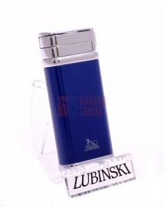 Зажигалка Lubinski Ареццо, турбо, синяя - купить в интернет-магазине Havana Smoke