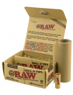Сигаретная бумага RAW ROLLS MASTERPIECE рулон 3метра + 30 бум.фильтров - купить в интернет-магазине Havana Smoke