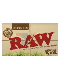 Сигаретная бумага RAW SINGLE WIDE DOUBLE ORGANIC (25пач х100лист) - купить в интернет-магазине Havana Smoke