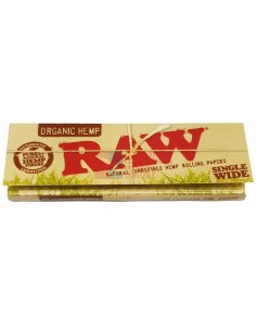 Сигаретная бумага RAW SINGLE WIDE ORGANIC (50пач х50лист) - купить в интернет-магазине Havana Smoke