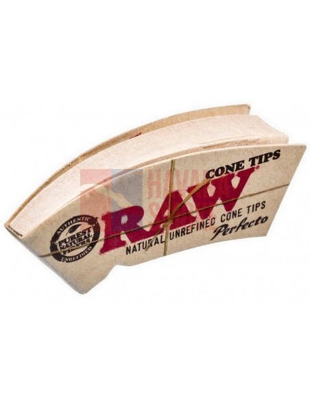Сигаретные фильтры RAW TIPSCONE PERFECTO бумажные 75х26мм (24пач x32 листа) - купить в интернет-магазине Havana Smoke