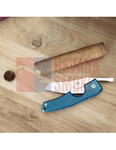 Сигарный нож Le Petit Blue Micarta - купить в интернет-магазине Havana Smoke