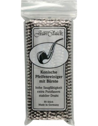 Ерши для трубок JEAN CLAUDE черно/белые абразивные 17 см (80 шт) - купить в интернет-магазине Havana Smoke