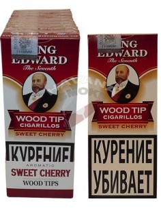 Сигариллы King Edward Sweet Cherry Wood Tip Cigarillos - купить в интернет-магазине Havana Smoke