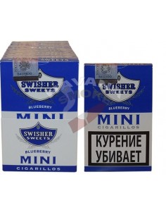 Сигариллы Swisher Sweets Blueberry Mini Cigarillos - купить в интернет-магазине Havana Smoke