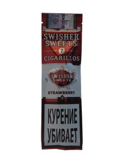Сигариллы Swisher Sweets Strawberry Cigarillos - купить в интернет-магазине Havana Smoke
