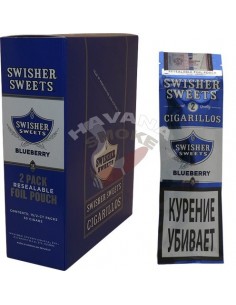 Сигариллы Swisher Sweets Blueberry Cigarillos - купить в интернет-магазине Havana Smoke