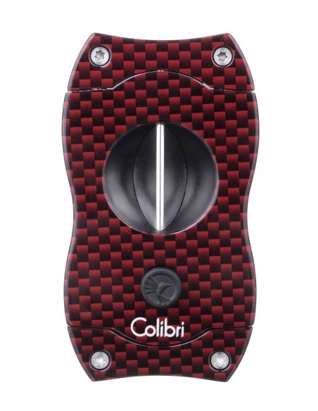 Гильотина Colibri V-cut, красный карбон CU300T22 - купить в интернет-магазине Havana Smoke