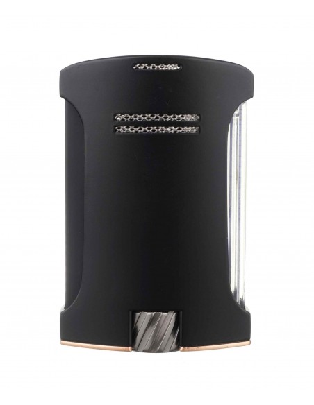 Зажигалка сигарная Colibri Daytona, черная-розовое золото LI770T17 - купить в интернет-магазине Havana Smoke