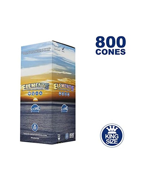 Папиросная Бумага ELEMENTS Cone KS 800 Pcs - купить в интернет-магазине Havana Smoke