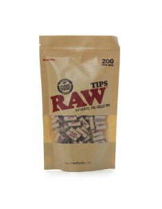 Фильтры RAW PRE-ROLLED TIPS: 200 PER BAG - купить в интернет-магазине Havana Smoke