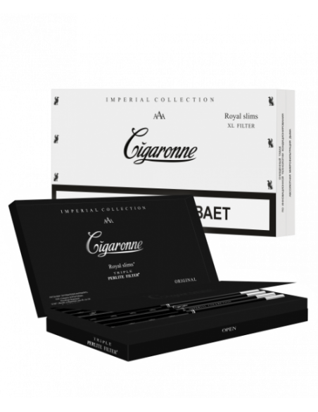 Сигареты Cigaronne White Royal Slims XL Filter - купить в интернет-магазине Havana Smoke