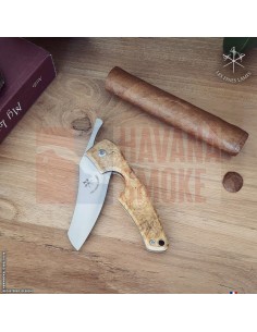 Сигарный нож Le Petit Acacia Burl - купить в интернет-магазине Havana Smoke