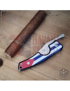 Сигарный нож Le Petit Flag Cuba Dark - купить в интернет-магазине Havana Smoke