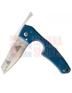 Сигарный нож Le Petit Blue Micarta St.Petersburg - купить в интернет-магазине Havana Smoke