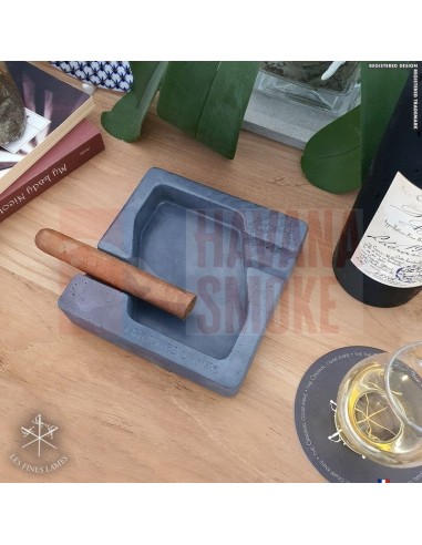 Пепельница LES FINES LAMES DYAD ANTHRACITE на 2 сигары - купить в интернет-магазине Havana Smoke