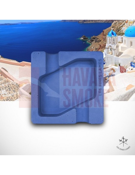 Пепельница LES FINES LAMES DYAD BLUE на 2 сигары - купить в интернет-магазине Havana Smoke