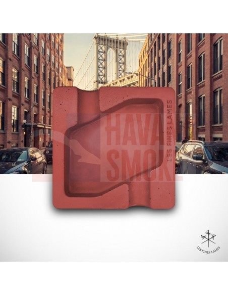 Пепельница LES FINES LAMES DYAD RED на 2 сигары - купить в интернет-магазине Havana Smoke