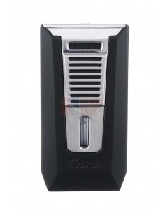 Зажигалка сигарная Colibri Slide (двойное пламя), черная-хром - купить в интернет-магазине Havana Smoke