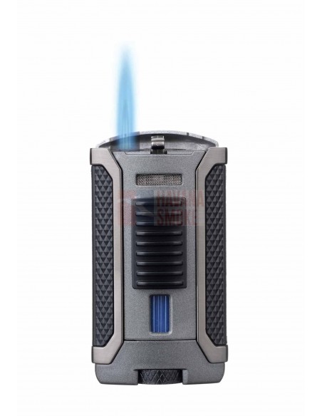 Зажигалка сигарная Colibri Apex, серая - купить в интернет-магазине Havana Smoke