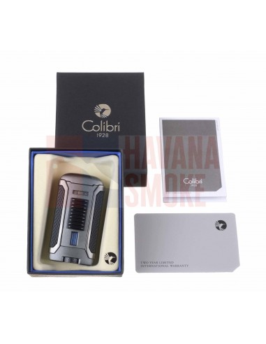 Зажигалка сигарная Colibri Apex, серая - купить в интернет-магазине Havana Smoke