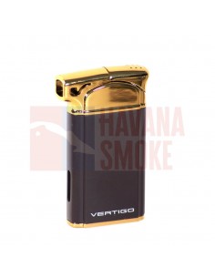 Зажигалка Vertigo Crosby Pipe Gold трубочная - купить в интернет-магазине Havana Smoke