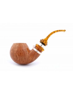Трубка SER JACOPO Pulchra с серебряным кольцом - купить в интернет-магазине Havana Smoke