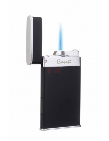 Зажигалка Caseti, турбо, тонкая, черная - купить в интернет-магазине Havana Smoke