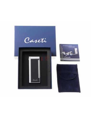 Зажигалка Caseti, кремниевая, супертонкая, черная - купить в интернет-магазине Havana Smoke