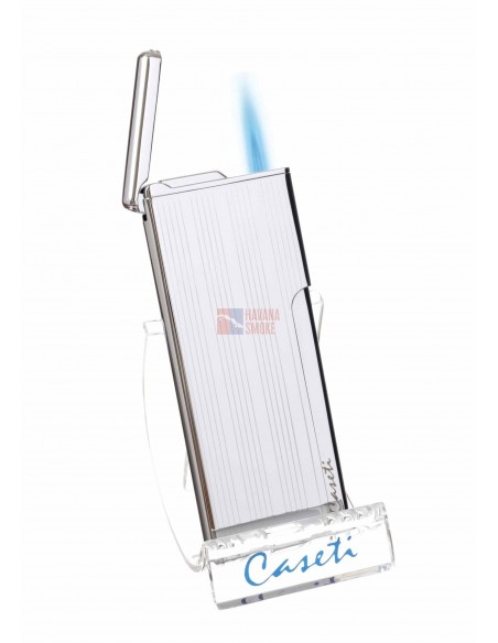 Зажигалка Caseti, турбо, супертонкая, хром - купить в интернет-магазине Havana Smoke