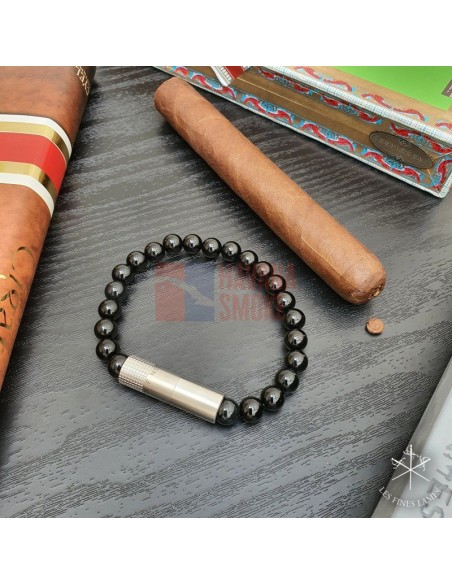 PUNCH BRACELET - Black Onyx 8mm - купить в интернет-магазине Havana Smoke