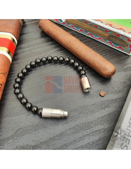 PUNCH BRACELET - Black Onyx 8mm - купить в интернет-магазине Havana Smoke