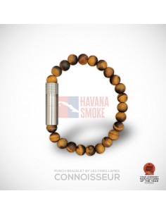 PUNCH BRACELET - Connoisseur Matte Tiger Eye - купить в интернет-магазине Havana Smoke