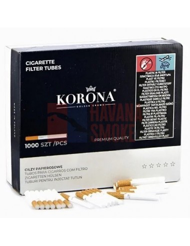 Сигаретные гильзы Korona - Slim (1000 шт) - купить в интернет-магазине Havana Smoke