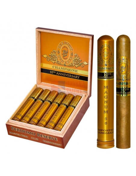 Perdomo 10th Anniversary Champagne Magnum Tubo - купить в интернет-магазине Havana Smoke
