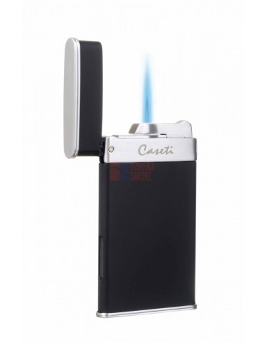 Зажигалка Caseti, турбо, тонкая, черная - купить в интернет-магазине Havana Smoke