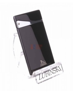Зажигалка Lubinski Флоренция, плоская, турбо, черная - купить в интернет-магазине Havana Smoke