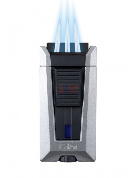 Зажигалка сигарная Colibri Stealth (тройное пламя), серый металлик - купить в интернет-магазине Havana Smoke