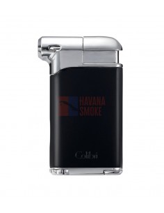 Зажигалка трубочная Colibri Pacific с тампером, матовый черный-хром - купить в интернет-магазине Havana Smoke
