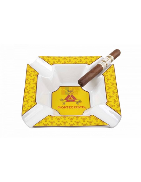 Пепельница Tom River на 4 сигары, керамика, Montecristo - купить в интернет-магазине Havana Smoke