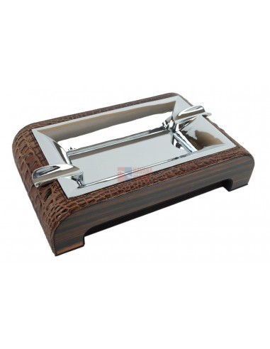 Пепельница настольная Gentili Croco Brown - купить в интернет-магазине Havana Smoke