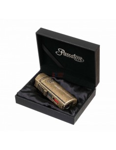 Зажигалка сигарная Passatore, тройное пламя, с пробойником и сигарным ложементом, античная медь 234-553 - купить в интернет-магазине Havana Smoke