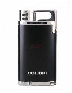 Зажигалка сигарная Colibri Belmont, черная-хром LI200C11 - купить в интернет-магазине Havana Smoke