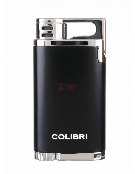 Зажигалка сигарная Colibri Belmont, черная-хром LI200C11 - купить в интернет-магазине Havana Smoke