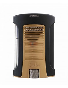 Зажигалка сигарная Colibri Daytona, черная- золото LI770T16 - купить в интернет-магазине Havana Smoke