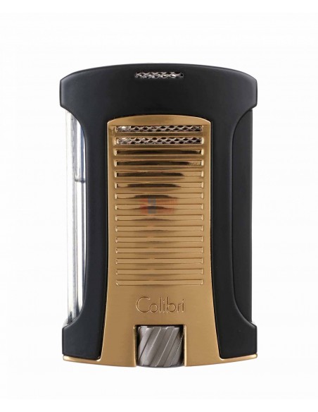 Зажигалка сигарная Colibri Daytona, черная- золото LI770T16 - купить в интернет-магазине Havana Smoke