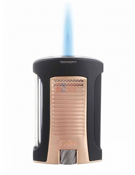 Зажигалка сигарная Colibri Daytona, черная-розовое золото LI770T17 - купить в интернет-магазине Havana Smoke