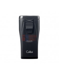 Зажигалка сигарная Colibri Monaco (тройное пламя), черный металлик LI880T5 - купить в интернет-магазине Havana Smoke