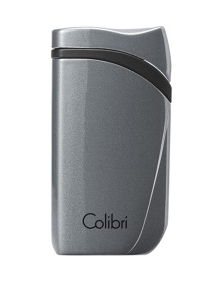 Зажигалка сигарная Colibri Falcon, серый металлик-LI310T11